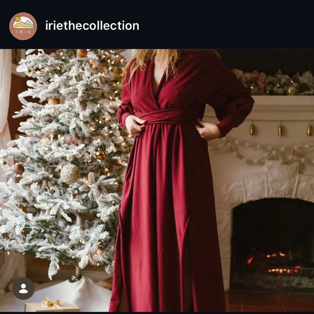ISO Irie The Collection Morning Coat Robe organic cotton